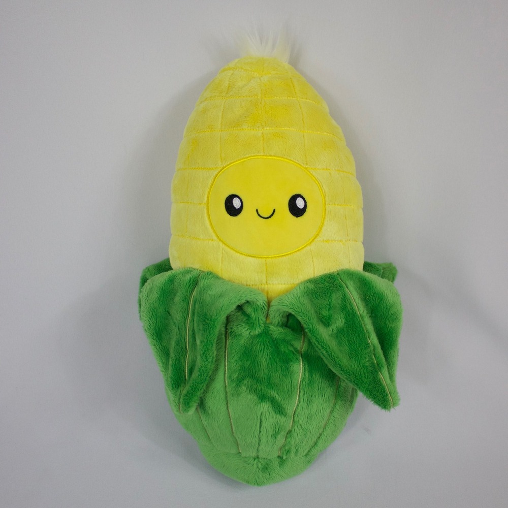 Squishable Yellow Corn Plush Stuffed Vegetable Toy 14" RETIRED TAG 2016